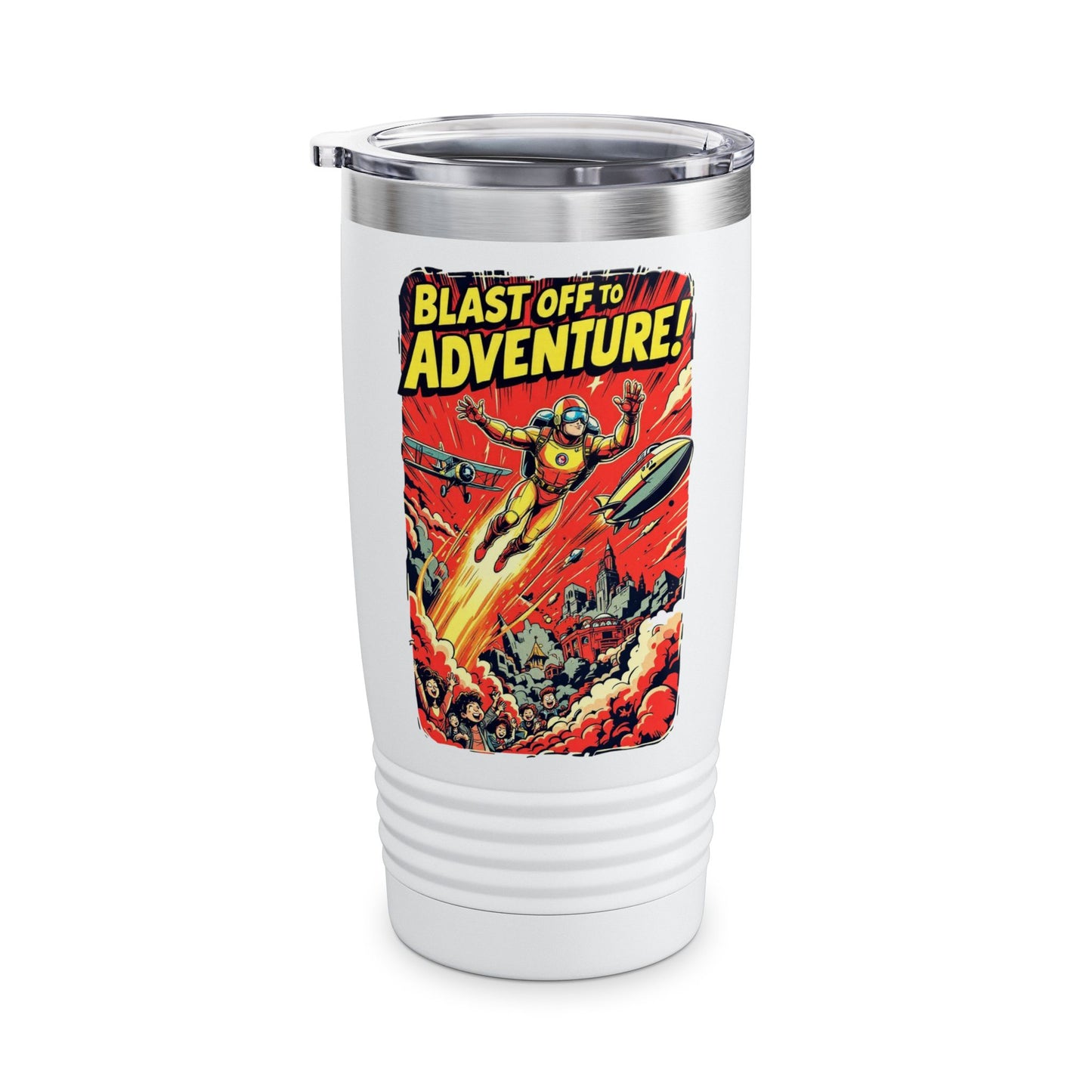 Blast Off to Adventure! Ringneck Tumbler, 20oz - StyleMZ