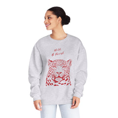 Korea -  Wild at heart Unisex NuBlend® Crewneck Sweatshirt  - StyleMZ