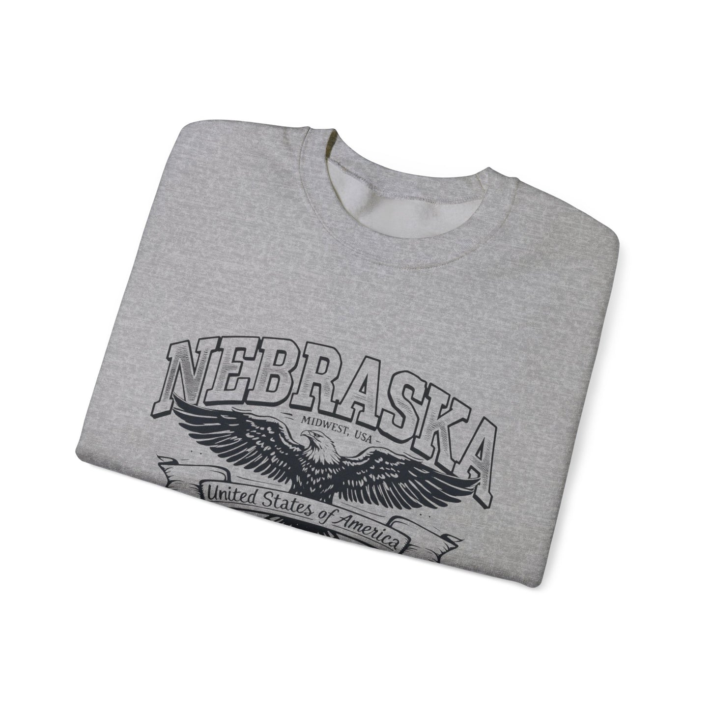 Nebraska Unisex Heavy Blend™ Crewneck Sweatshirt - StyleMZ