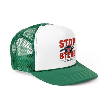 STOP THE STEAL, GOD SAVES KOREA Trucker Caps