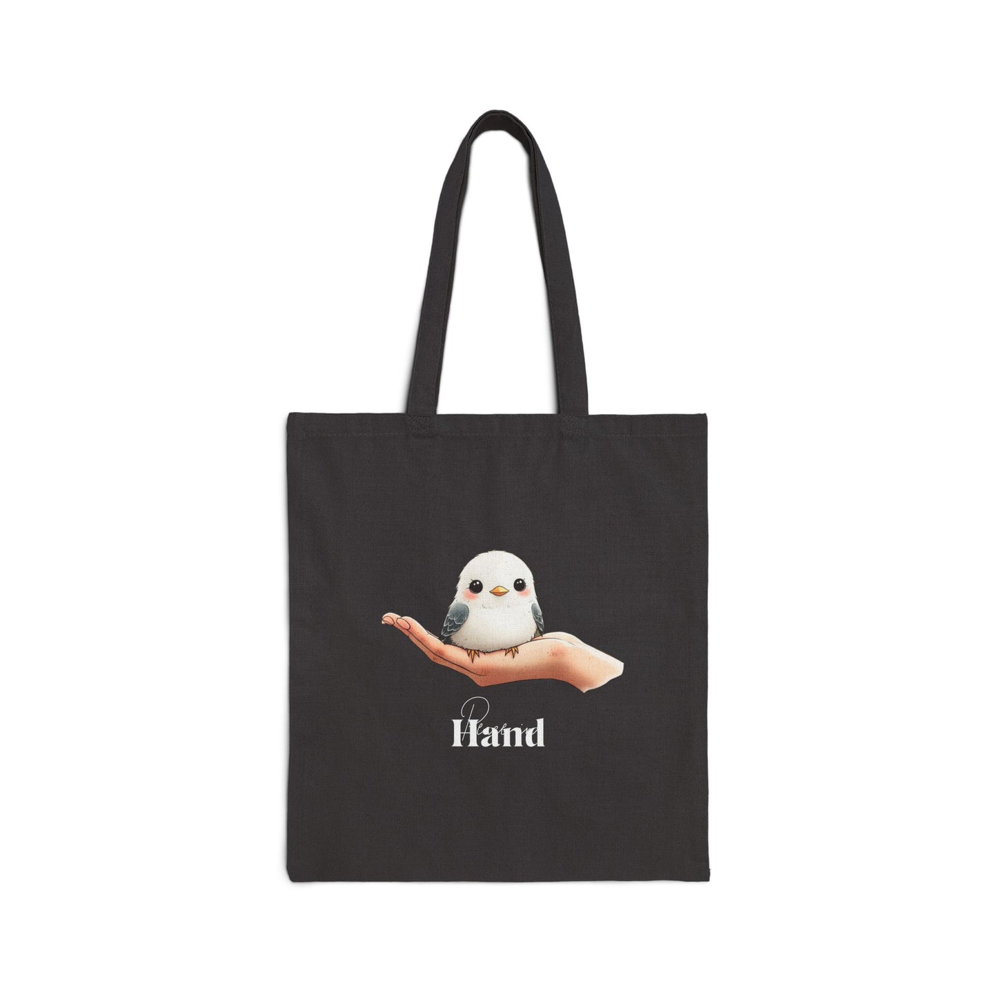 Peace in hand Cotton Canvas Tote Bag - StyleMZ