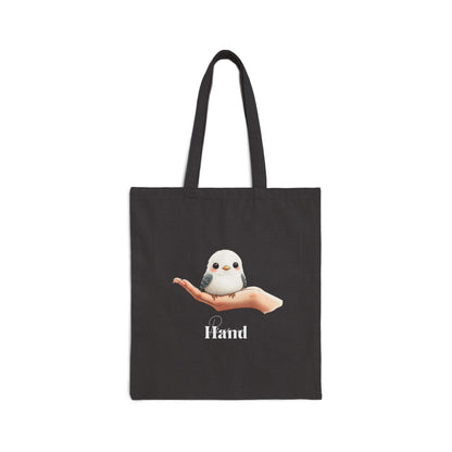 Peace in hand Cotton Canvas Tote Bag - StyleMZ