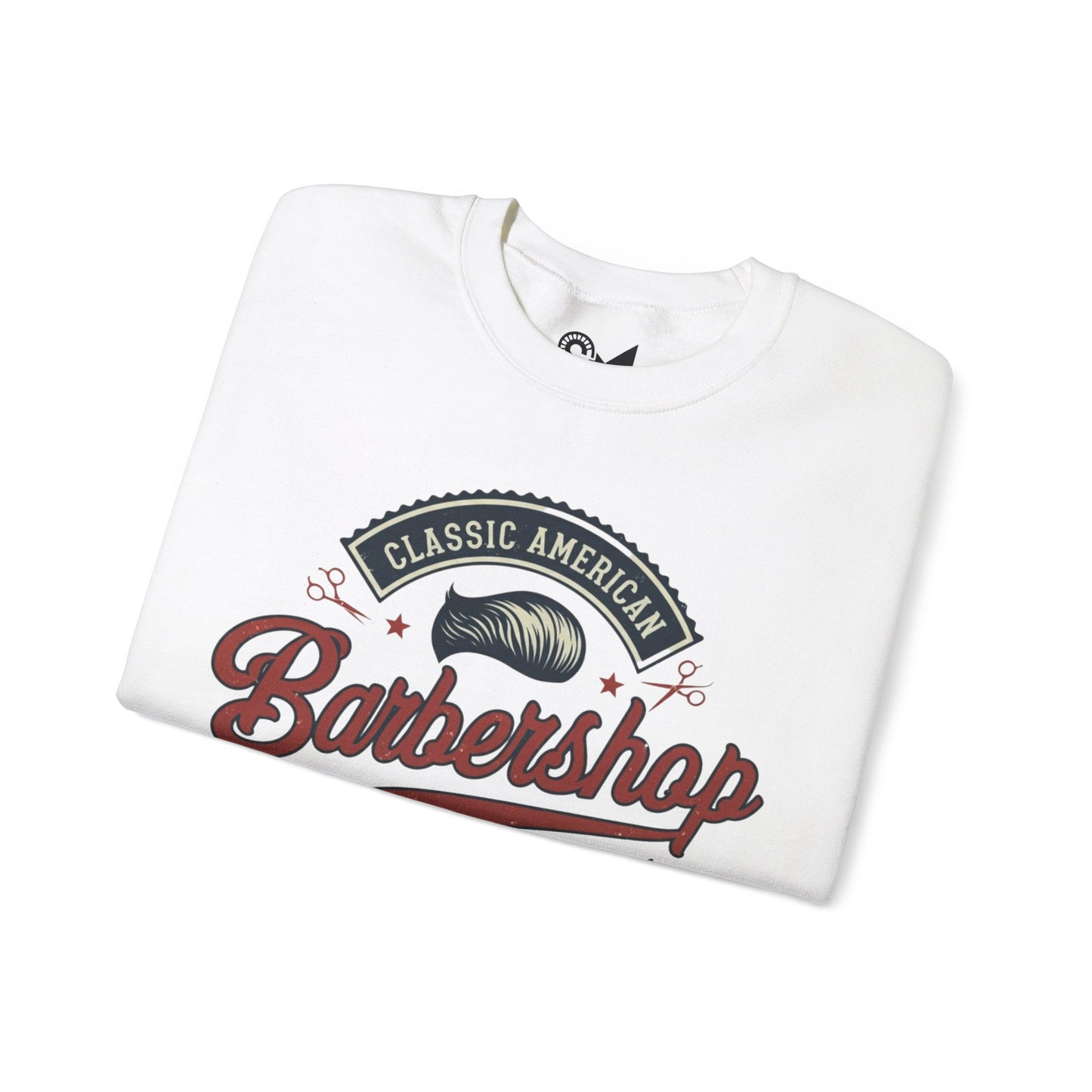 Classic American barbershop Unisex Heavy Blend™ Crewneck Sweatshirt - StyleMZ