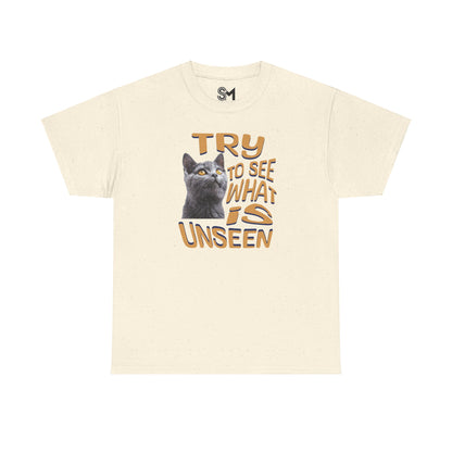 See what is unseen Unisex Heavy Cotton Tee - StyleMZ