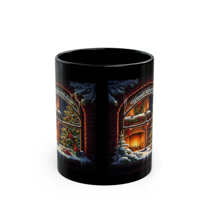 Warmest wish Black Mug (11oz, 15oz) - StyleMZ