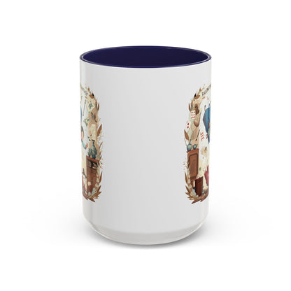 Falling into fantasy Accent Coffee Mug (11, 15oz) - StyleMZ