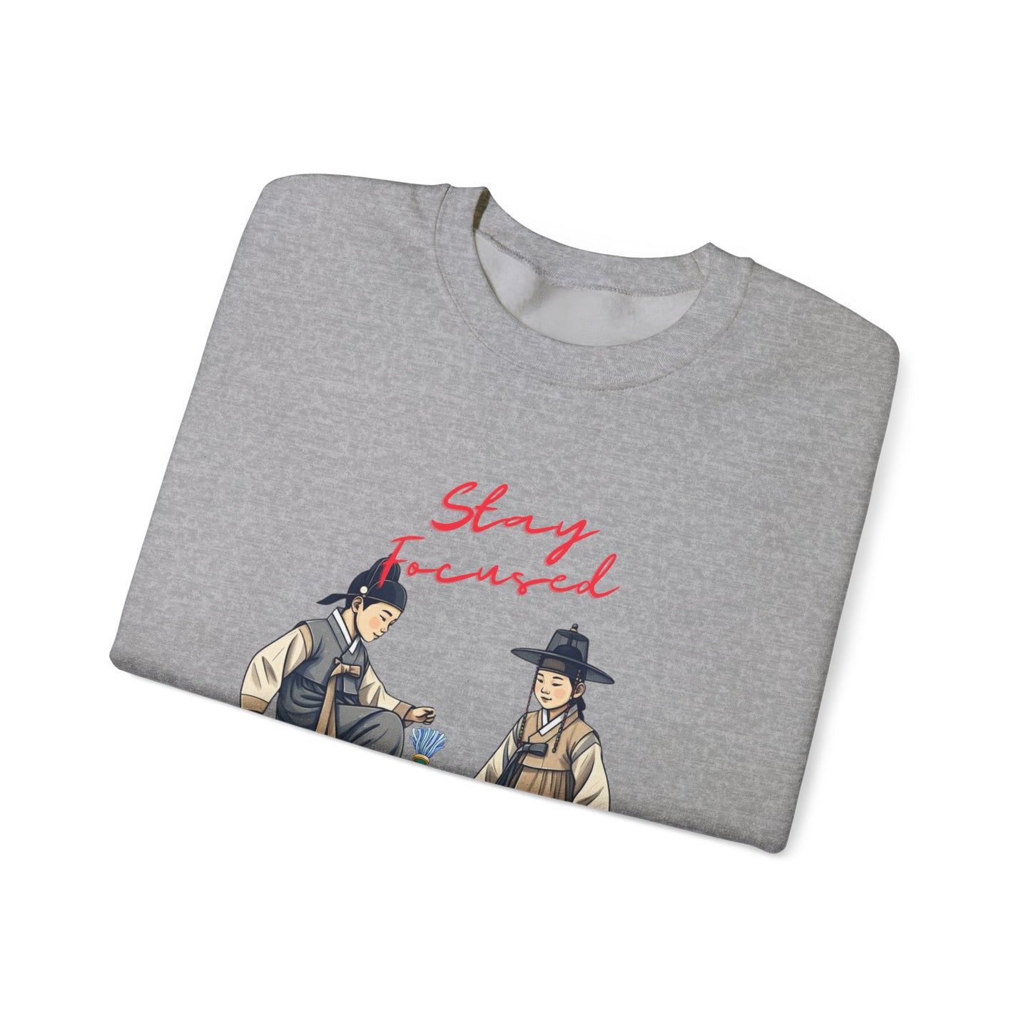 Stay Focused Unisex Heavy Blend™ Crewneck Sweatshirt - StyleMZ