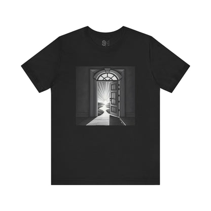 The door is open Unisex Jersey Short Sleeve Tee - StyleMZ