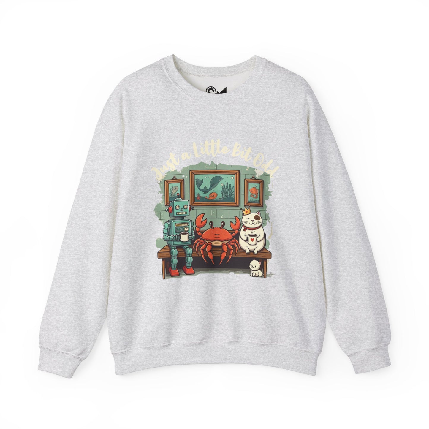 Just a little bit odd Unisex Heavy Blend™ Crewneck Sweatshirt - StyleMZ