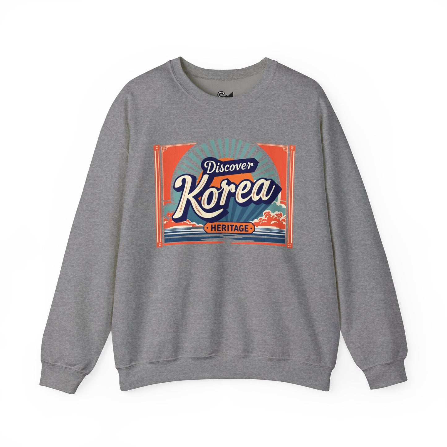 Discover Korea heritage Unisex Heavy Blend™ Crewneck Sweatshirt - StyleMZ - Stylemz