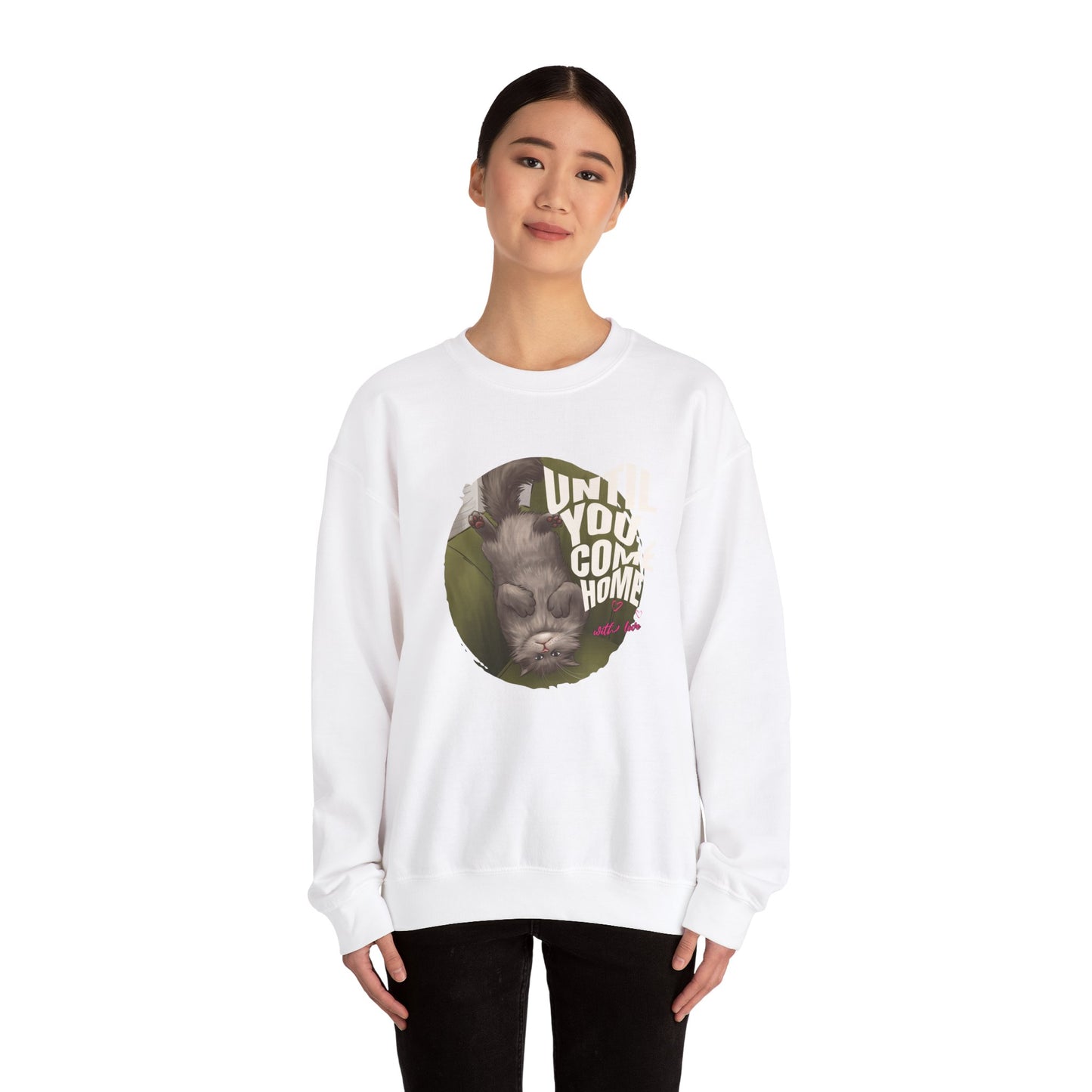 Until you come home Unisex Heavy Blend™ Crewneck Sweatshirt - StyleMZ