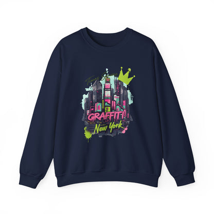 Graffiti New York  Unisex Heavy Blend™ Crewneck Sweatshirt - StyleMZ