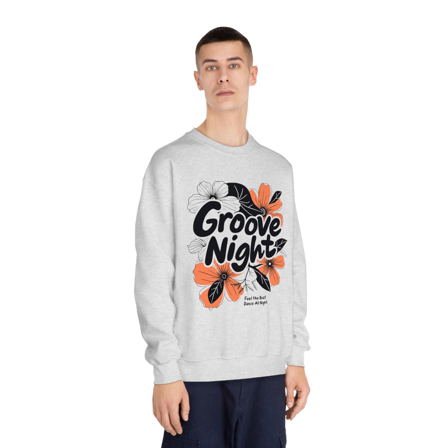 Korea -  Groove night Unisex DryBlend® Crewneck Sweatshirt  - StyleMZ