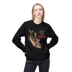 Korea -  Riding the Waves of Imagination Unisex Midweight Softstyle Fleece Crewneck Sweatshirt  - StyleMZ