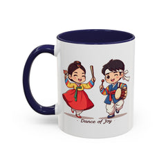 Korea -  Dance of joy Accent Coffee Mug (11, 15oz)  - StyleMZ