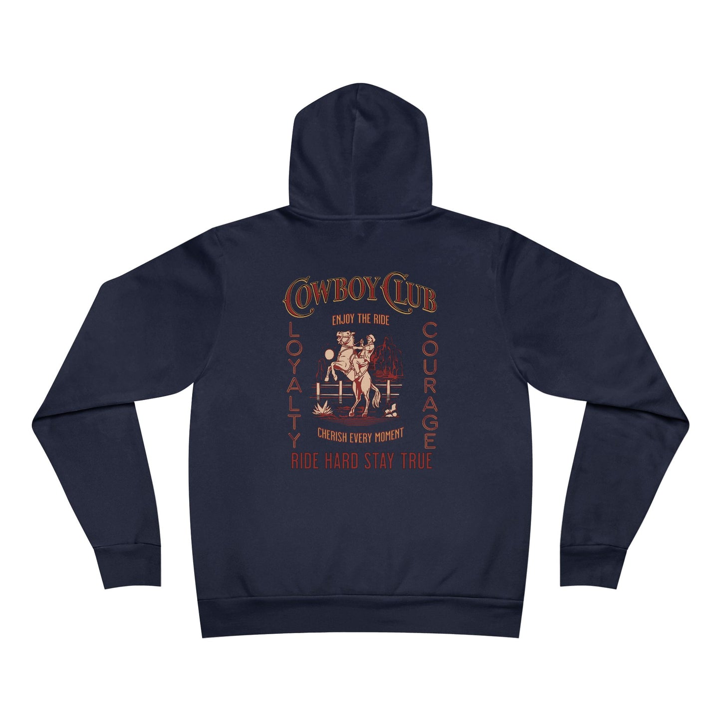 Cowboy club Unisex Sponge Fleece Pullover Hoodie - StyleMZ