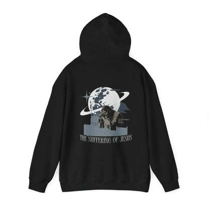 The suffering of Jesus Unisex Heavy Blend™ Hooded Sweatshirt - StyleMZ