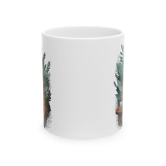 Taza de cerámica con diseño de gato y café de Corea (11 oz, 15 oz) - StyleMZ 