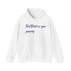 Find Rest on the Journey Unisex Heavy Blend™ Hooded Sweatshirt  - Korea  - StyleMZ