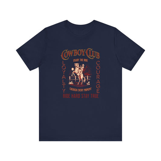 Cowboy club Unisex Jersey Short Sleeve Tee - Stylemz