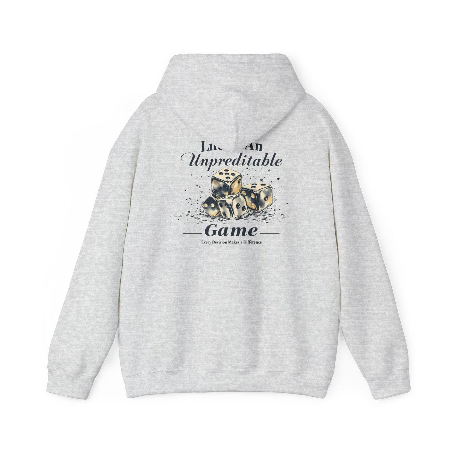 Life Is An Unpredictable Game Unisex Heavy Blend™ Hooded Sweatshirt