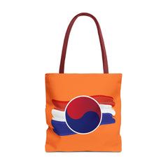 Korea -  Korean flag Tote Bag (AOP)  - StyleMZ