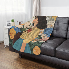 Korea -  In the quiet whispers of the garden Microfiber Blanket  - StyleMZ