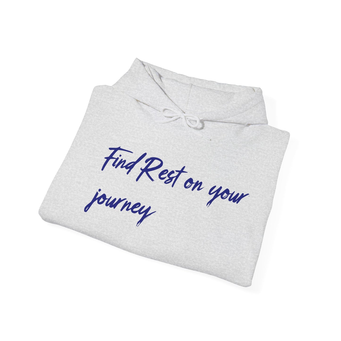 Find Rest on the Journey Unisex Heavy Blend™ Hooded Sweatshirt - StyleMZ