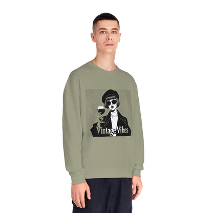 StyleMZ -  Vintage vibes Unisex NuBlend® Crewneck Sweatshirt  - StyleMZ