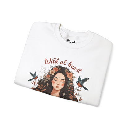 Wild at heart Unisex Heavy Blend™ Crewneck Sweatshirt - StyleMZ