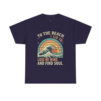 To the beach Unisex Heavy Cotton Tee