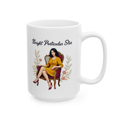 Korea -  Bright Particular Star Ceramic Mug, (11oz, 15oz)  - StyleMZ