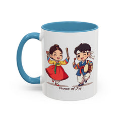 Korea -  Dance of joy Accent Coffee Mug (11, 15oz)  - StyleMZ