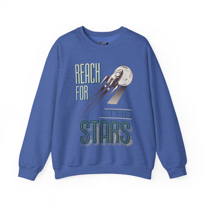 Reach for the stars Unisex Heavy Blend™ Crewneck Sweatshirt - StyleMZ