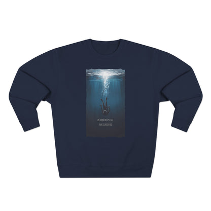 Korea -  In this deep fall, you saved me Unisex Crewneck Sweatshirt  - StyleMZ