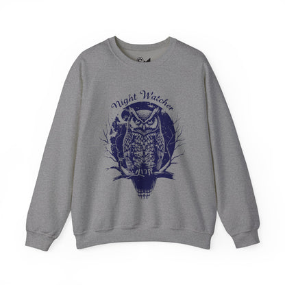 Night watcher Unisex Heavy Blend™ Crewneck Sweatshirt - StyleMZ