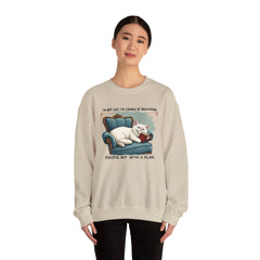 Korea -  I'm not lazy Unisex Heavy Blend™ Crewneck Sweatshirt  - StyleMZ