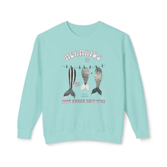 Korea -  Mermaids just want to have a sun! Unisex Lightweight Crewneck Sweatshirt  - StyleMZ