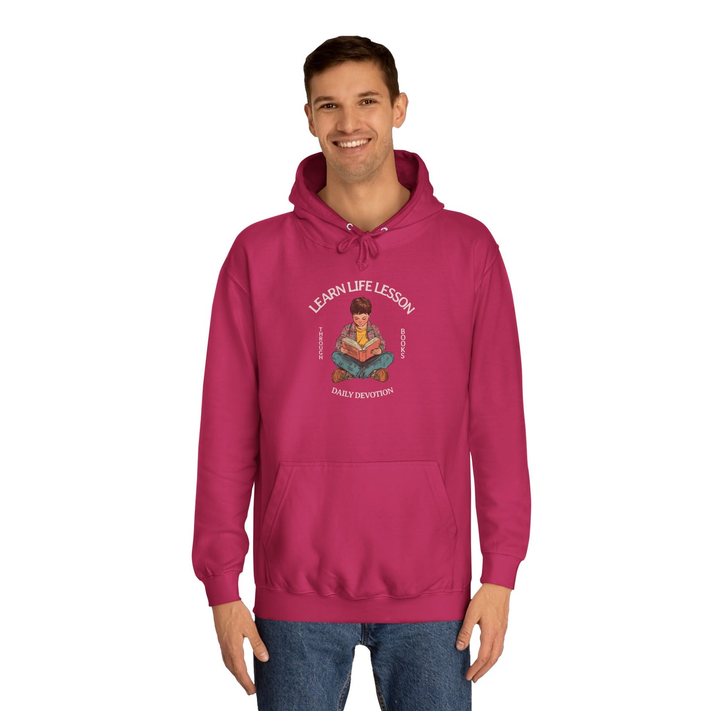 Through books Unisex College Hoodie  - Korea  - StyleMZ