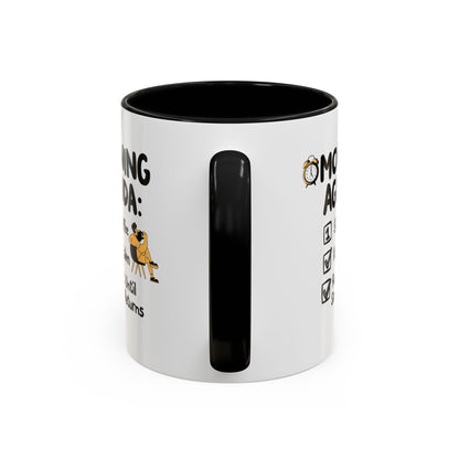 Morning Agenda Accent Coffee Mug (11, 15oz) - StyleMZ