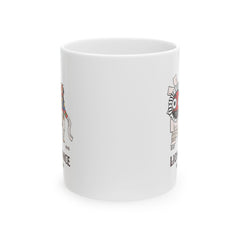 Taza de cerámica con la danza del león de Corea (11 oz, 15 oz) - StyleMZ 