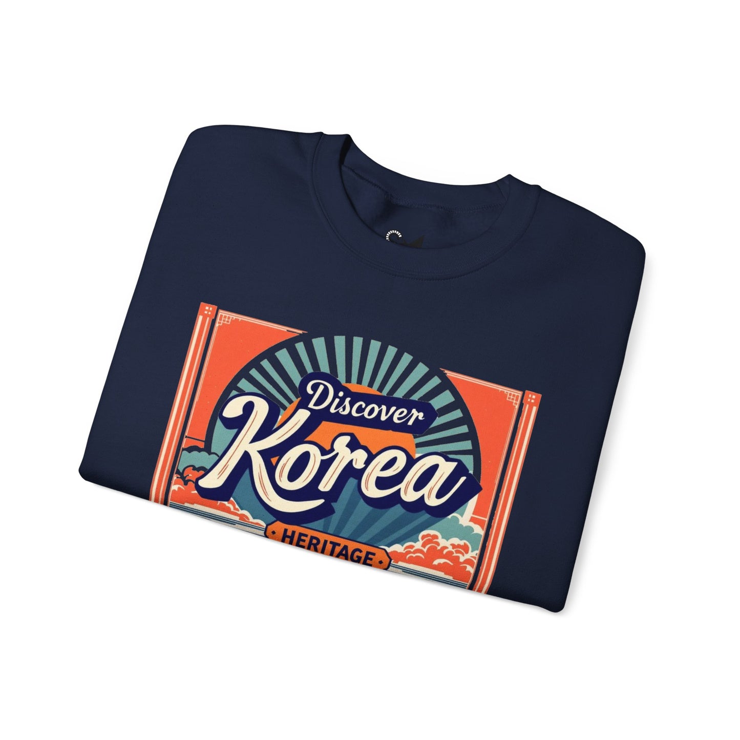 Discover Korea heritage Unisex Heavy Blend™ Crewneck Sweatshirt - StyleMZ