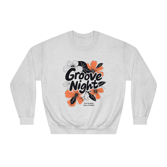 Korea -  Groove night Unisex DryBlend® Crewneck Sweatshirt  - StyleMZ