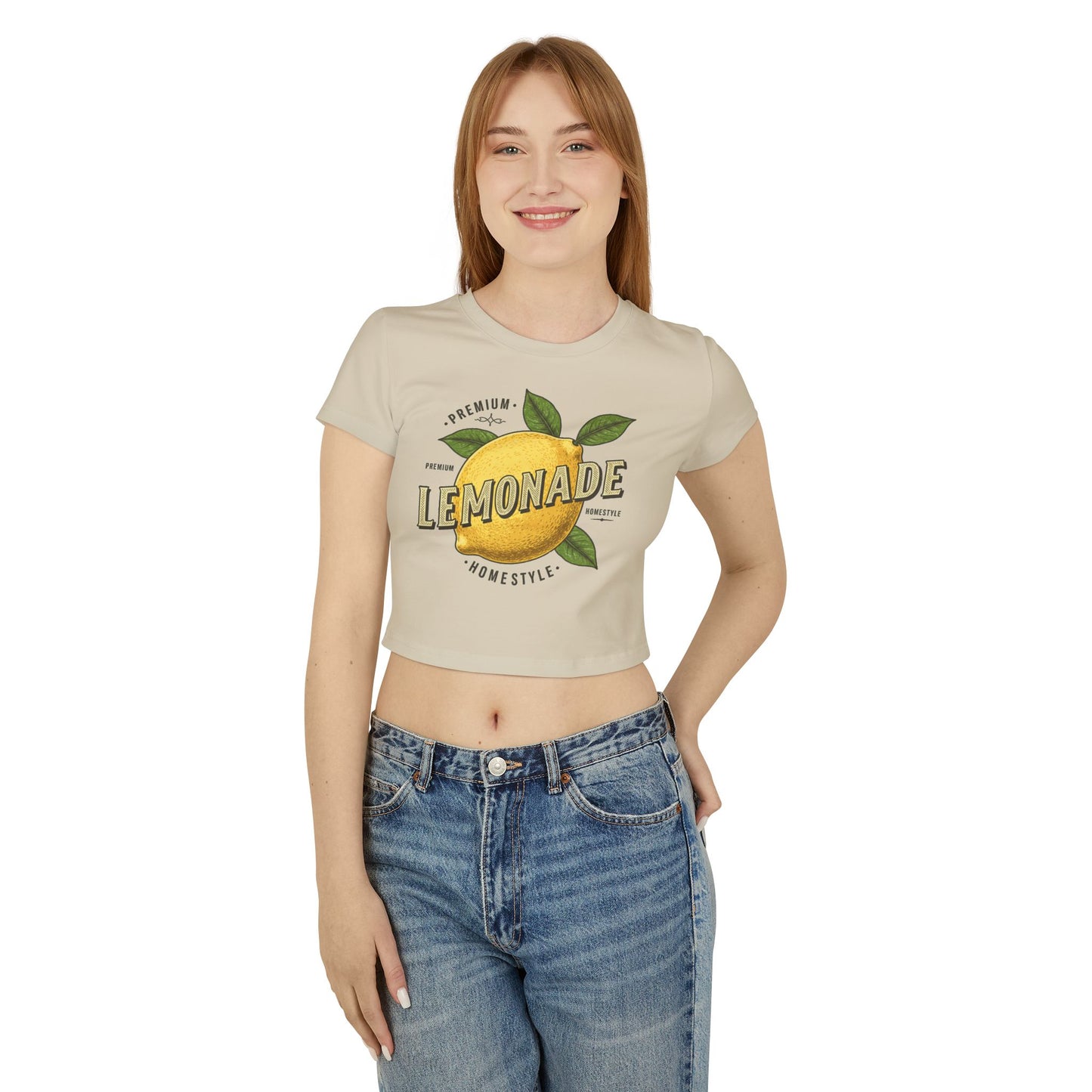 Premium Lemonade Women's Baby Tee - Refreshing Summer Vibes