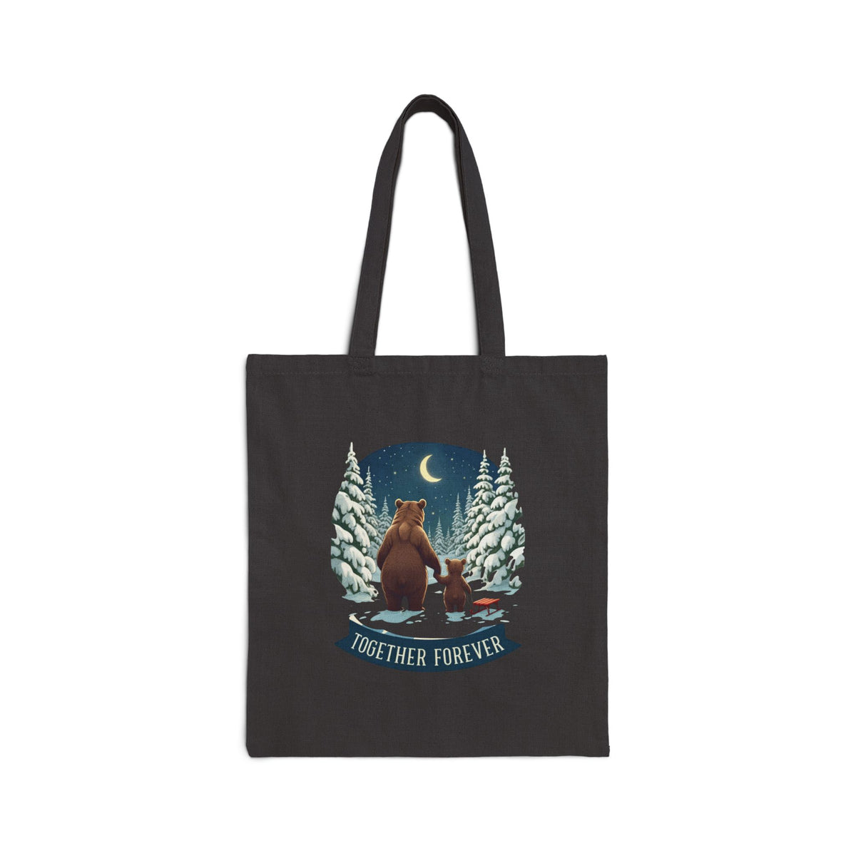 Korea -  Together forever Cotton Canvas Tote Bag  - StyleMZ