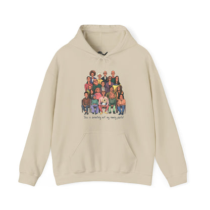 Definitely not my family photo Unisex Heavy Blend™ Hooded Sweatshirt - StyleMZ