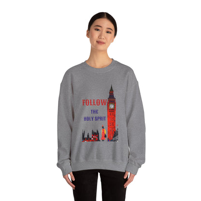 Korea -  Follow the Holy Spirit Unisex Heavy Blend™ Crewneck Sweatshirt  - StyleMZ