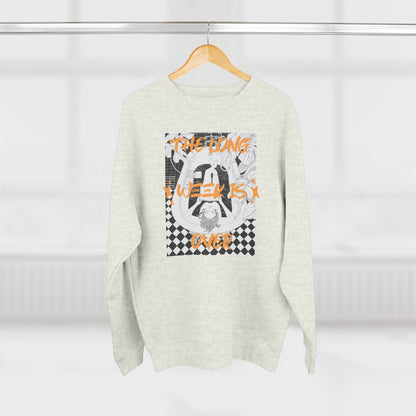 Korea -  The Long week is over Unisex Crewneck Sweatshirt  - StyleMZ