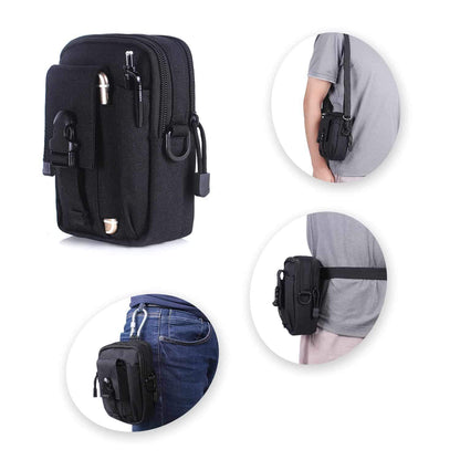 Compact Multi-Purpose Gadget Pouch Waist Bag - Stylemz