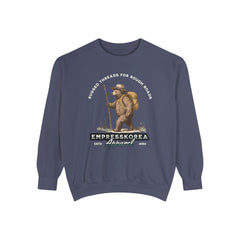 Korea -  Rugged threads for ruff roads Unisex Garment-Dyed Sweatshirt  - StyleMZ